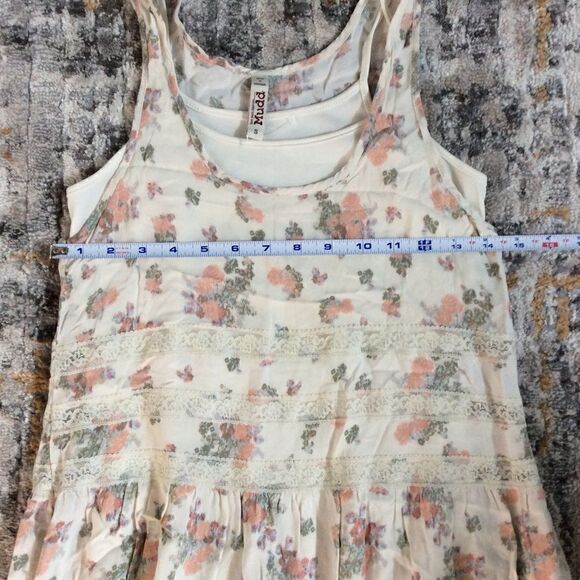 3 for $25! MUDD FLORAL BOHO/FESTIVAL DRESS! SIZE S - Picture 4 of 4